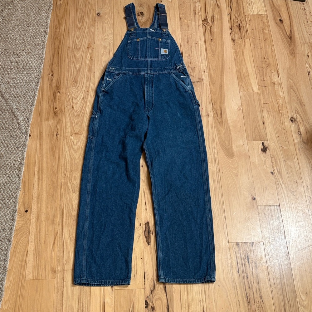 Carhartt Blue Denim overalls
